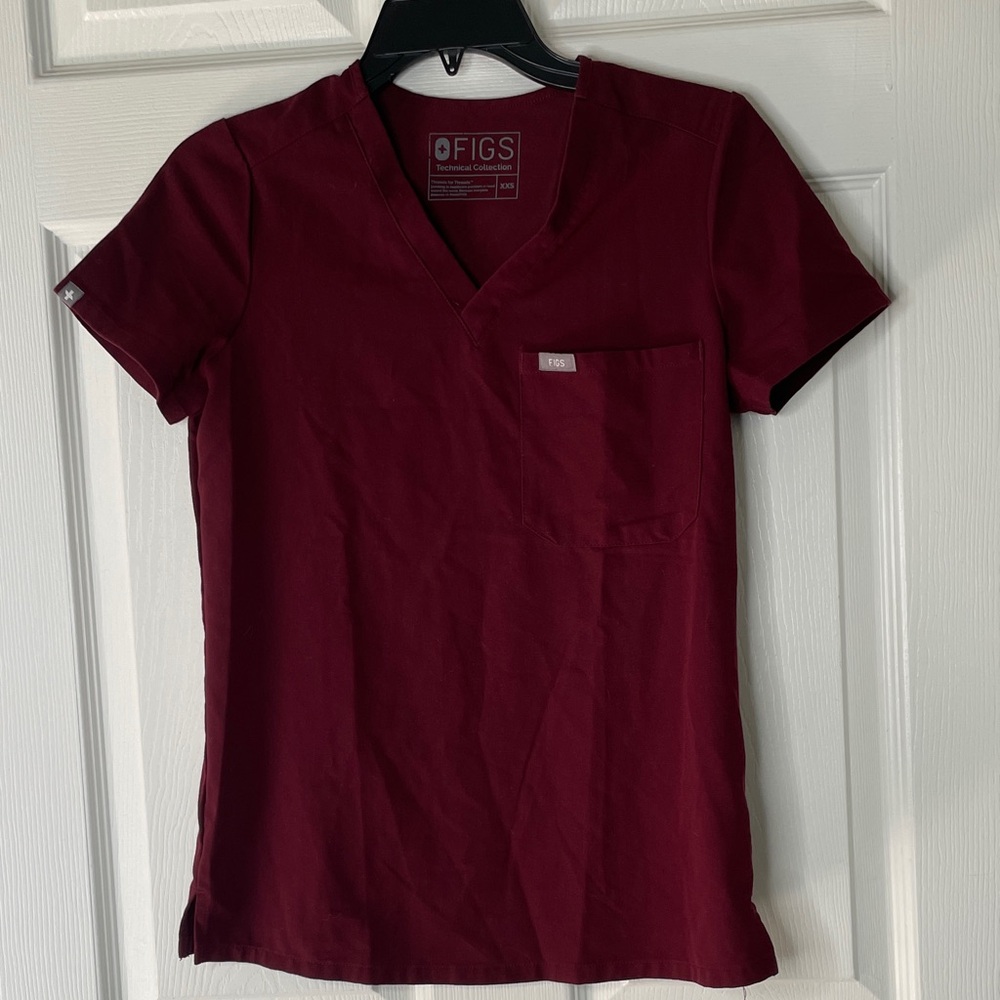 Figs Casma Short Sleeve Scrub Top